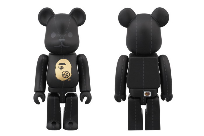 A Bathing Ape × 24karats × Medicom Toy 100% Bearbrick 公仔