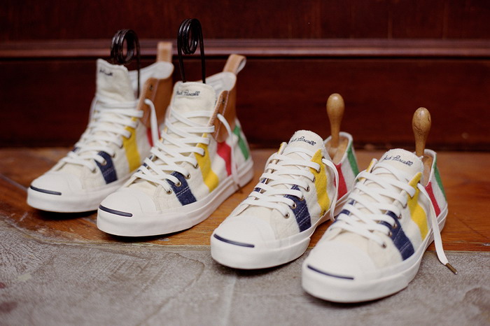 Hudson's Bay Company × Converse 2013 联名 Jack Purcell 开口笑系列鞋款