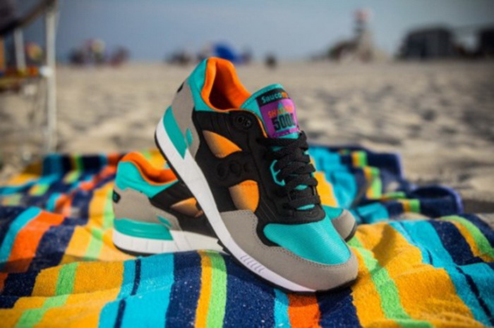WEST NYC × Saucony Shadow 5000「Tequila Sunrise」联乘鞋款