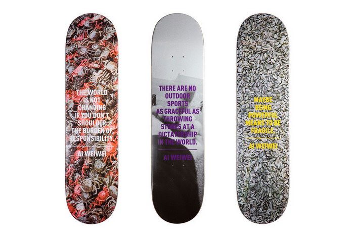 艾未未 Ai Weiwei × Sk8room 2013 秋冬限量滑板系列