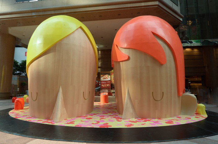 Yoskay Yamamoto「Submerged」雕塑展 @ 香港时代广场