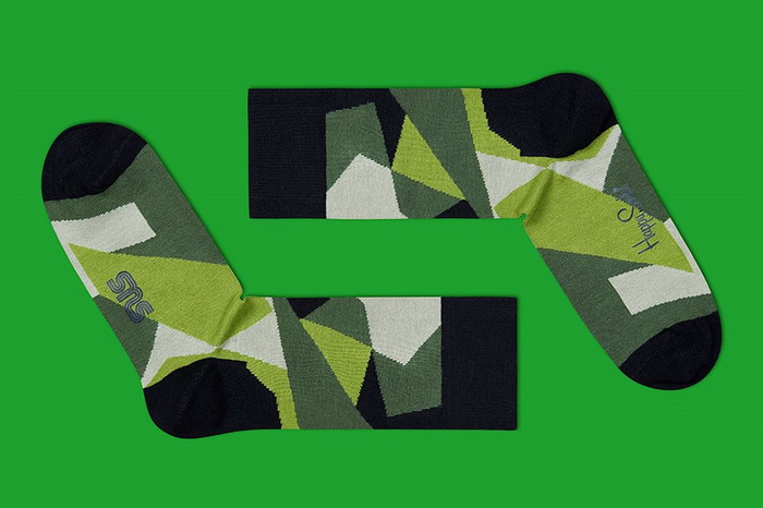 Sneakersnstuff × Happy Socks M90 Camo Socks 联名迷彩袜款