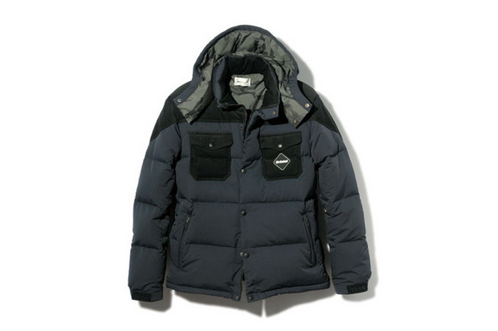 F.C.R.B. Fabric Mix Down Jacket 羽绒夹克