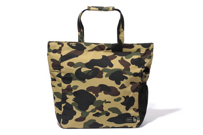 A Bathing Ape × Porter 1ST CAMO 联名迷彩托特包