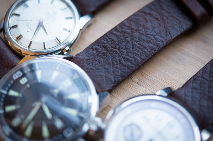 HODINKEE × GJ Cleverly 联名皮革腕表带系列