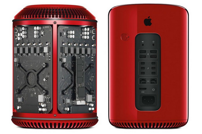 由 Jony Ive 与 Marc Newson 为 (PRODUCT)RED 慈善拍卖打造的 Mac Pro 特别版主机以近 $100 万美元的天价售出