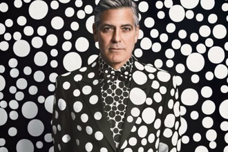 草间弥生与乔治·克鲁尼 George Clooney 合作为《W Magazine》拍摄最新特辑 Lookbook