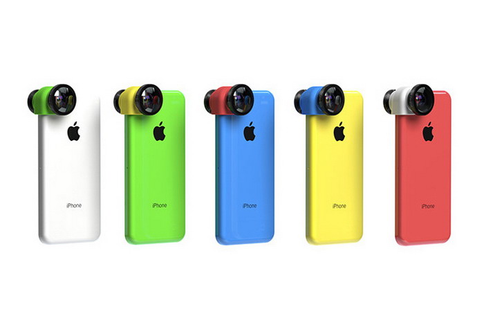 Olloclip 为 iPhone 5c 推出三合一外接镜头