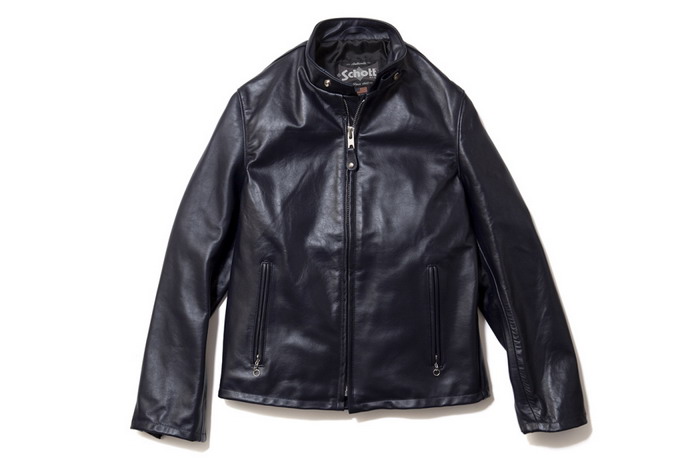 EXPANSION × Schott Cowhide Casual Racer 654 联名夹克