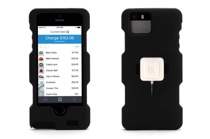 Griffin 发布自带 Square 移动刷卡器的 iPhone5 保护壳