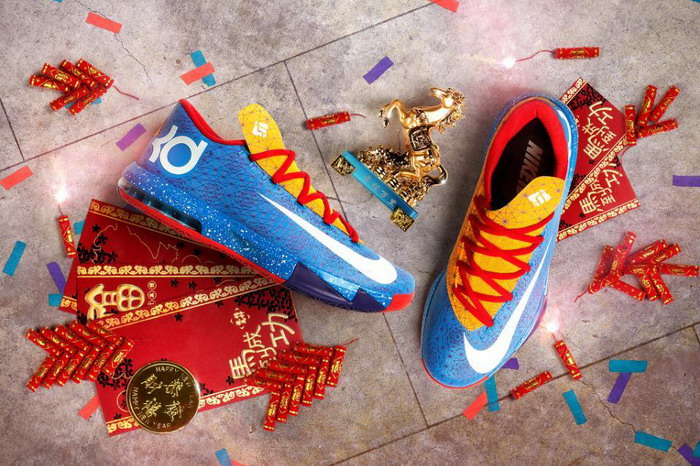 Kevin Durant 杜兰特亲自设计 Nike KD VI 马年主题配色球鞋