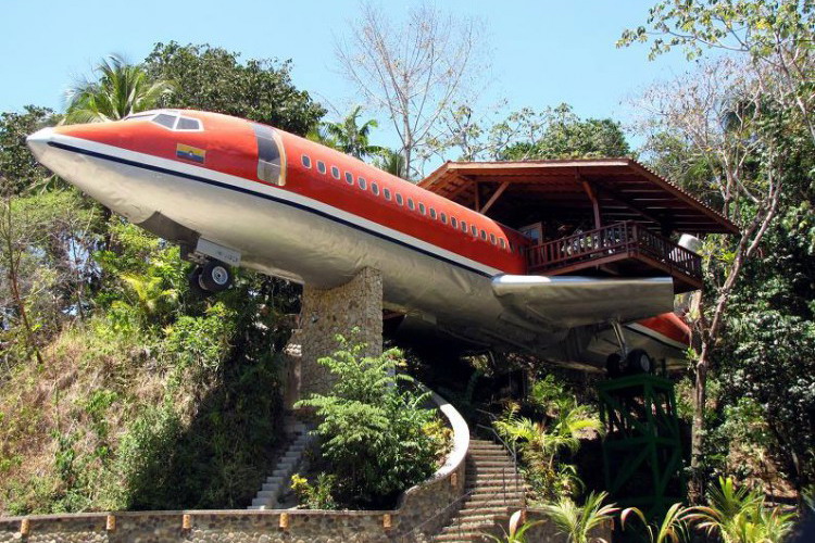 退役波音 727 客机变身度假旅馆 Hotel Costa Verde