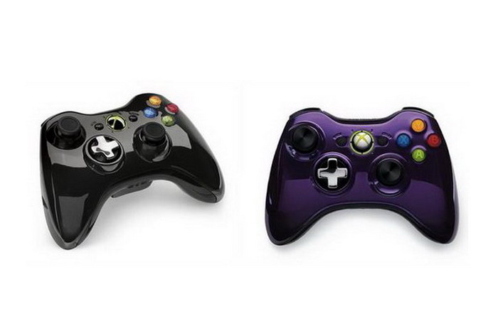 微软发全新Xbox 360 Chrome手柄 增两种颜色
