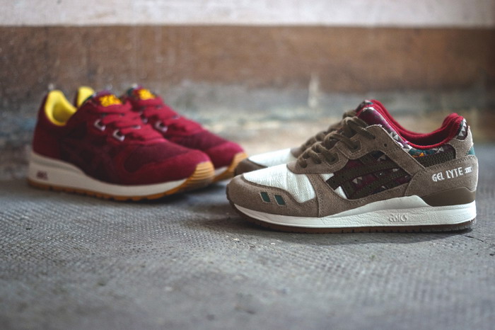ASICS GEL LYTE III & GEL EPIRUS 全新配色设计「Aztec」鞋款