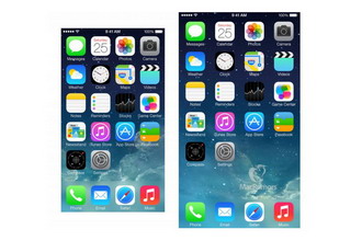 带你看看 iOS 在 4.7 英寸屏幕的 iPhone 6 上效果图的样子