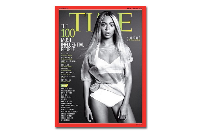 Beyoncé 登上《TIME》杂志「全球百位最具影响力人物」特刊封面