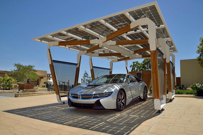 宝马 BMW i Solar Carport 太阳能概念车库