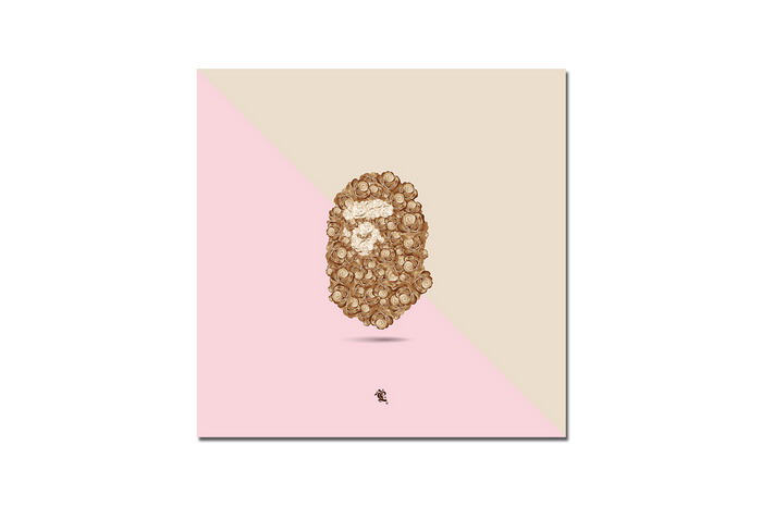 由荷兰插画艺术家 Careaux 创作的花卉图案品牌 Logo