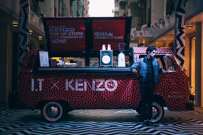 I.T × KENZO 期间限定咖啡车
