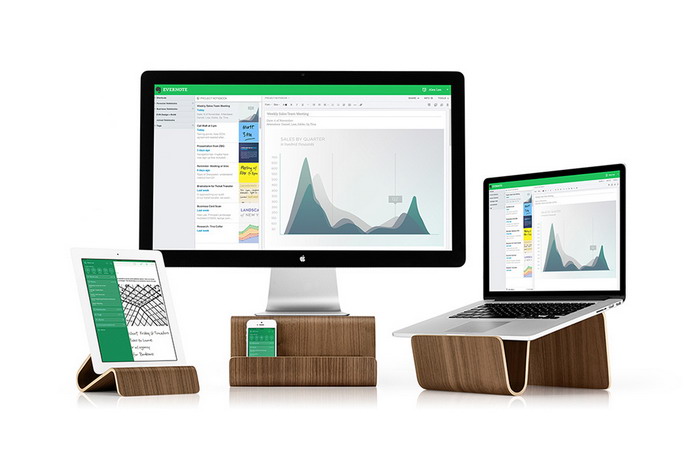 Evernote 笔记本电脑托架