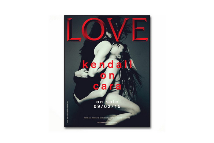 Kendall Jenner 和 Cara Delevingne 携手登上《LOVE Magazine》最新一期封面