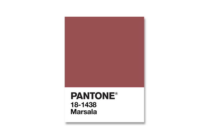 Pantone 公布 2015「年度流行色」- Marsala 玛萨拉酒红