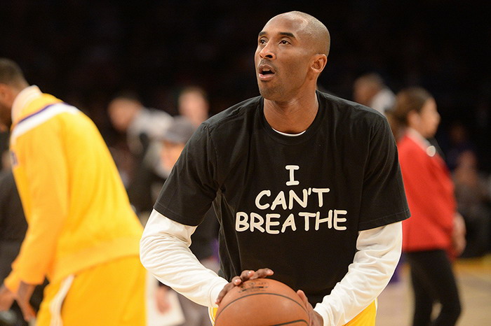 NBA 球星身穿「I Can't Breathe」T-Shirt 抗议近期种族歧视事件