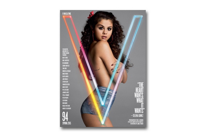 Selena Gomez 登上《V Magazine》2015 春季刊封面