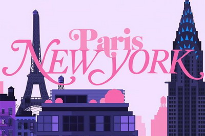 巴黎与纽约城市大对比插画短片《Paris vs. New York City》