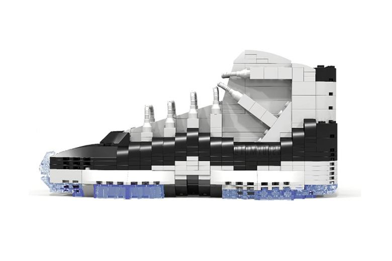 LEGO 版 Air Jordan 11 Retro「Concord」积木玩具