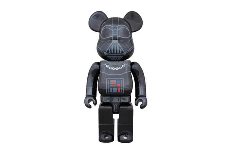Star Wars × Medicom Toy 400% & 100% Darth Vader「Chrome」Bearbrick 玩偶