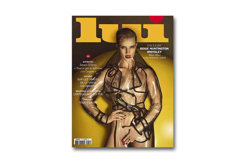 Rosie Huntington-Whiteley「全裸」出镜《Lui Magazine》6 月刊封面