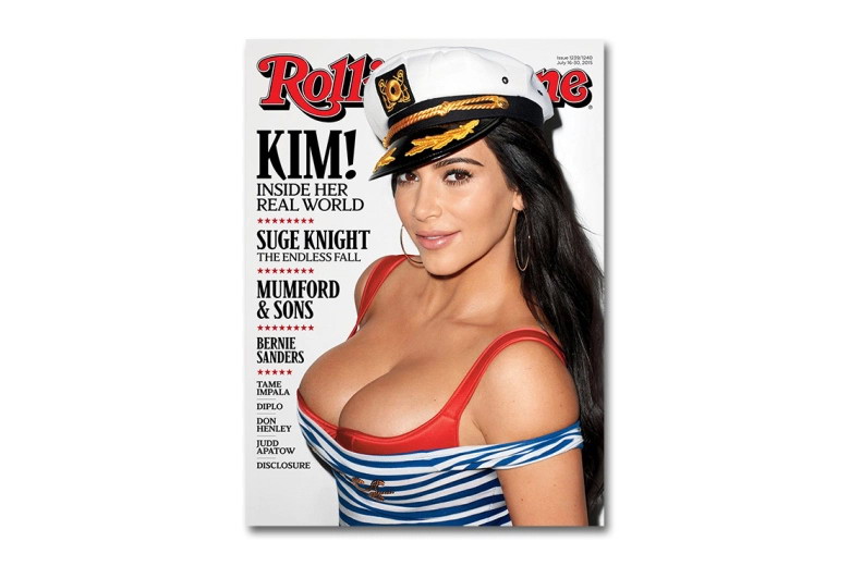 Kim Kardashian 登上《Rolling Stone》7 月刊封面