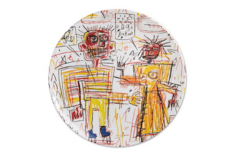 Jean-Michel Basquiat × Ligne Blanche 2015 联名陶瓷盘系列