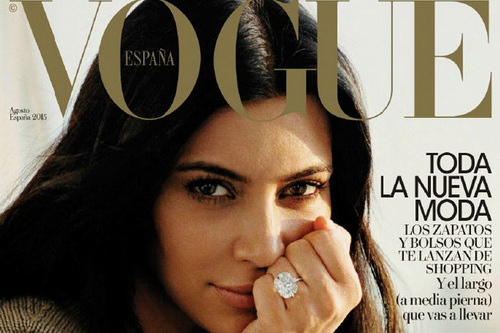 Kim Kardashian《Vogue》西班牙版 2015 年 8 月号