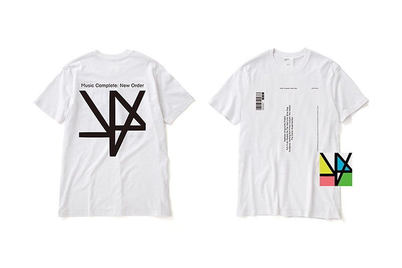 New Order × Peter Saville × A.Four Labs「Music Complete」联名 T-Shirt