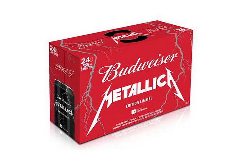 Budweiser 推出 Metallica 限量版罐身设计