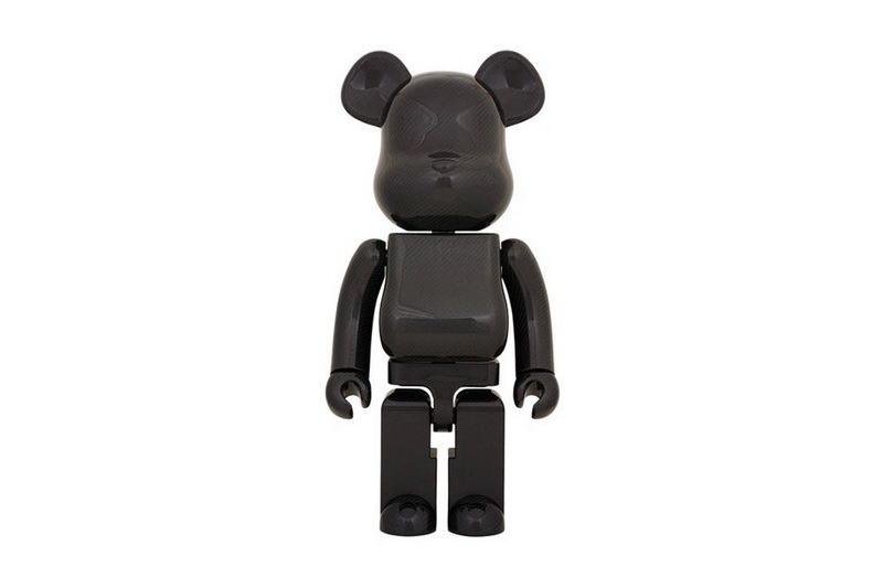 Medicom Toy「Dry Carbon」1000% Bearbrick 玩偶