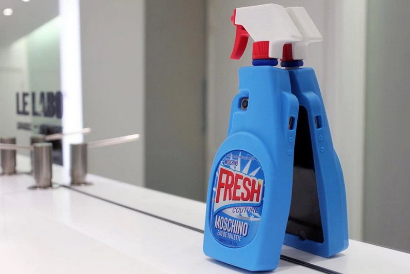 Moschino 推出清洁剂造型 iPhone 保护壳