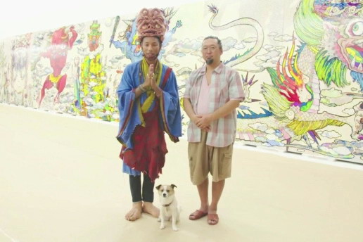 Pharrell Williams 造访村上隆工作室，披露村上隆 100 米巨型画作