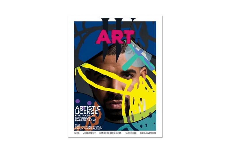 Drake 登上 KAWS 设计《W Magazine》艺术特刊封面