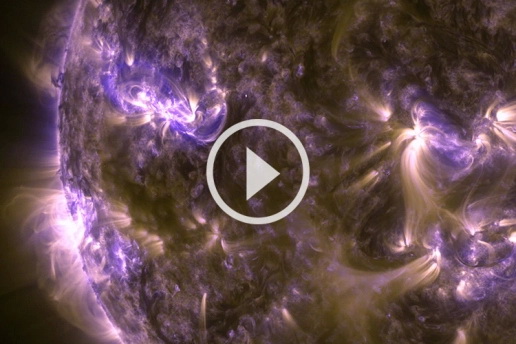 NASA 发布 30 分钟太阳 4K 视频 NASA Thermonuclear Art – The Sun In Ultra-HD