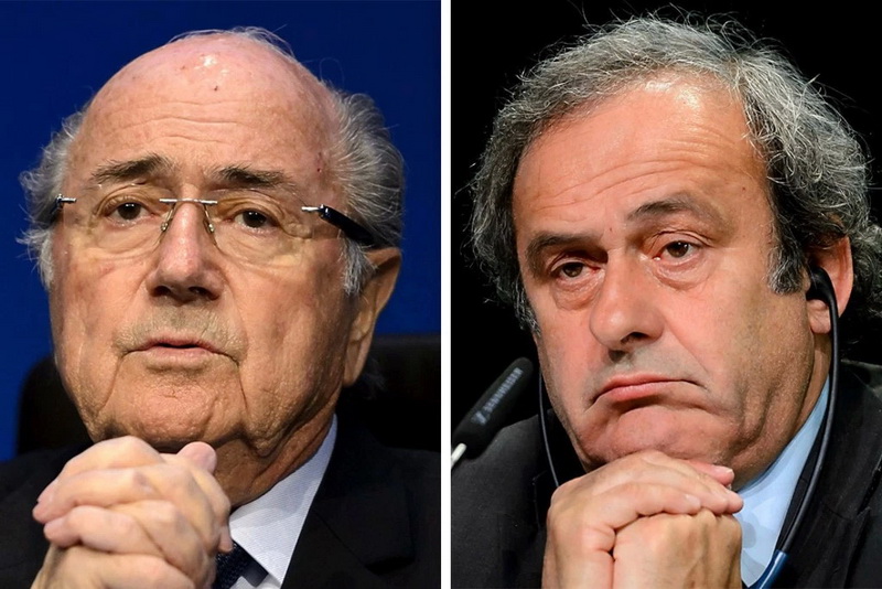 Blatter 与 Platini 被 FIFA 「禁足」8 年