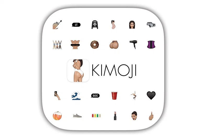 金·卡戴珊 Kim Kardashian 发布「Kimoji」表情符号 App