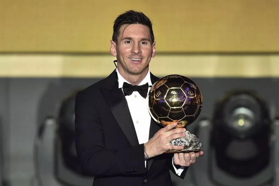 梅西 Lionel Messi 夺得 FIFA 2015 年度金球奖
