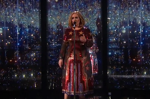 Adele 全英音乐奖颁奖典礼现场献唱 When We Were Young