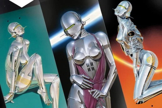 日本国宝级情色艺术大师 - 空山基 × DARKSTAR「Sexy Robot」联名滑板