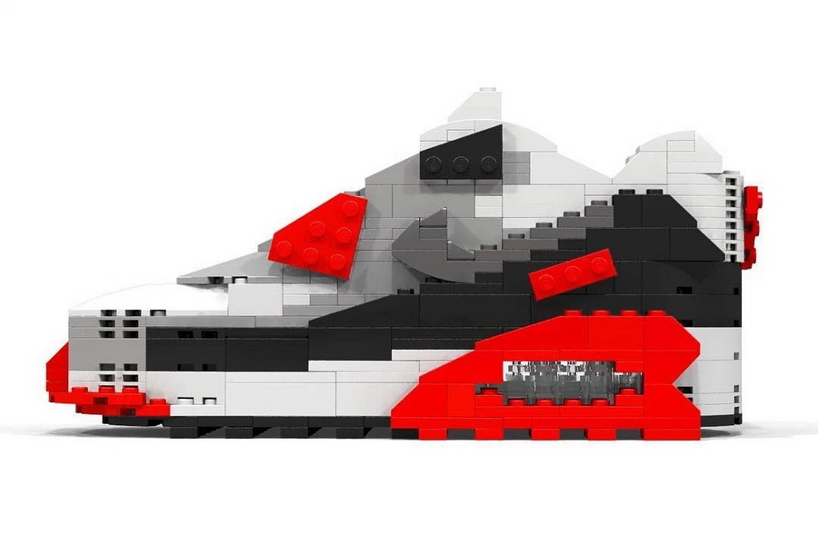 Tom Yoo 打造 LEGO 版 Nike Air Max 90「Infrared」鞋款