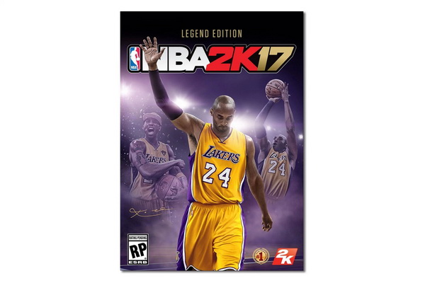 2K Sports 宣布 Kobe Bryant 成为《NBA 2K17 传奇珍藏版》封面人物