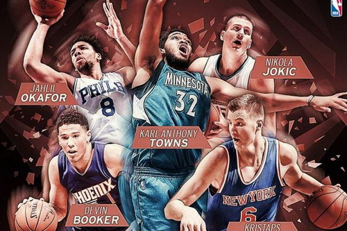 NBA 公布 2015-16 赛季最佳新秀阵容出炉：唐斯波少全票入选